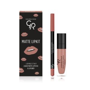 Matte Lip Kit GR warm nude