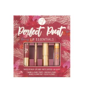 W7 GIFT SET PERFECT POUT LIP ESSENTIALS SET00